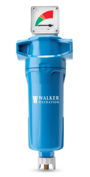 Walker Filtration A30032XA In-Line Filter Housing (0.01 Micron Coalescing Filter, 3/8" NPT Connection, 32 SCFM Flow)