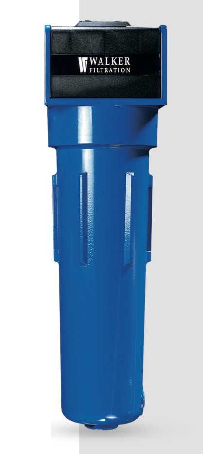 Walker Filtration 50HP50AC/RAC In-Line Filter Housing (Activated Carbon Filter, 1/2" NPT Connection, 265 SCFM Flow)